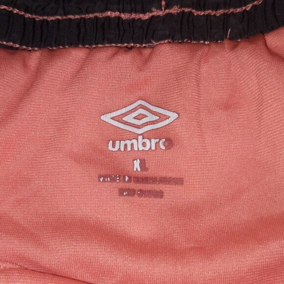 Umbro  light orange lined  running athletic shorts  Sz XL - Picture 4 of 5